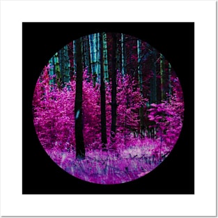 Fantasy purple forest Posters and Art